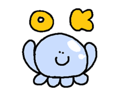 Jellyfish leisurely sticker #2378102