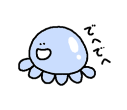 Jellyfish leisurely sticker #2378111