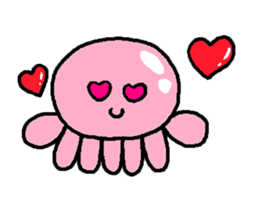 Jellyfish leisurely sticker #2378130