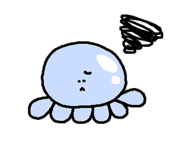 Jellyfish leisurely sticker #2378132