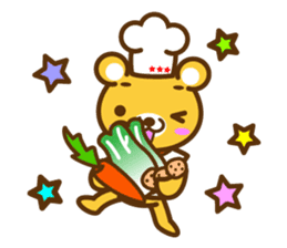 Cooking Bear sticker #2378148