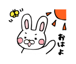 Childcare sticker bucktoothed rabbit sticker #2378338