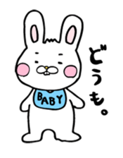 Childcare sticker bucktoothed rabbit sticker #2378339