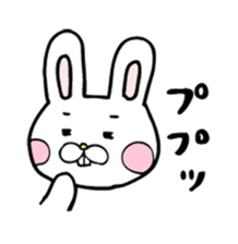 Childcare sticker bucktoothed rabbit sticker #2378342