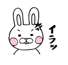 Childcare sticker bucktoothed rabbit sticker #2378346