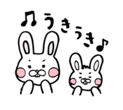 Childcare sticker bucktoothed rabbit sticker #2378347