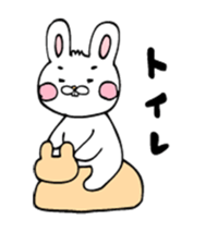 Childcare sticker bucktoothed rabbit sticker #2378358