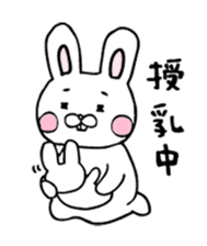 Childcare sticker bucktoothed rabbit sticker #2378365