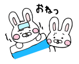 Childcare sticker bucktoothed rabbit sticker #2378371