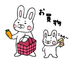 Childcare sticker bucktoothed rabbit sticker #2378374