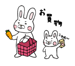 Childcare sticker bucktoothed rabbit sticker #2378374