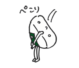 BUSHIDO ONIGIRI Sticker (JAPANESE) sticker #2378497