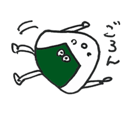 BUSHIDO ONIGIRI Sticker (JAPANESE) sticker #2378502
