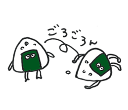 BUSHIDO ONIGIRI Sticker (JAPANESE) sticker #2378503
