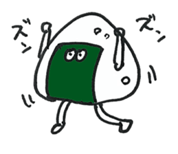 BUSHIDO ONIGIRI Sticker (JAPANESE) sticker #2378506