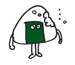 BUSHIDO ONIGIRI Sticker (JAPANESE) sticker #2378517