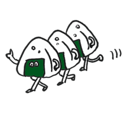 BUSHIDO ONIGIRI Sticker (JAPANESE) sticker #2378520