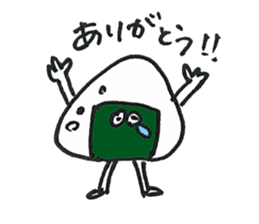 BUSHIDO ONIGIRI Sticker (JAPANESE) sticker #2378523