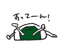 BUSHIDO ONIGIRI Sticker (JAPANESE) sticker #2378524