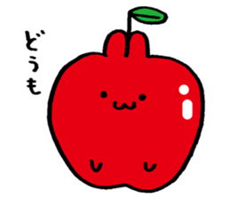 Apple Rabit Sticker sticker #2378597