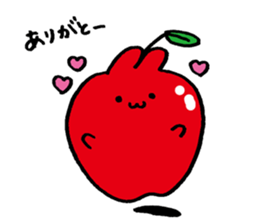 Apple Rabit Sticker sticker #2378602