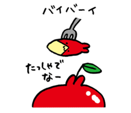 Apple Rabit Sticker sticker #2378611