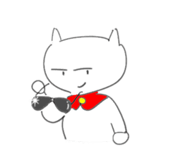 The Cat Man 2 (Neko-o 2) sticker #2379539