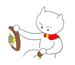 The Cat Man 2 (Neko-o 2) sticker #2379554