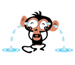 Cute Monkeys sticker #2379939