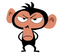 Cute Monkeys sticker #2379940