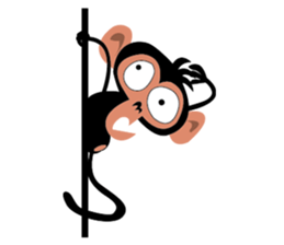 Cute Monkeys sticker #2379944