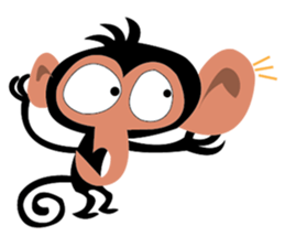 Cute Monkeys sticker #2379945