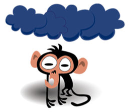 Cute Monkeys sticker #2379947