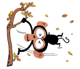 Cute Monkeys sticker #2379951