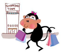 Cute Monkeys sticker #2379956