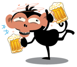 Cute Monkeys sticker #2379960