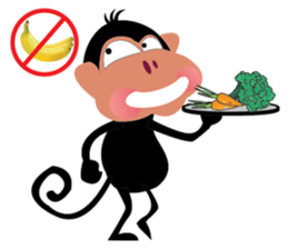 Cute Monkeys sticker #2379961