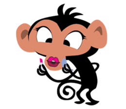 Cute Monkeys sticker #2379964