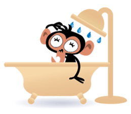 Cute Monkeys sticker #2379966