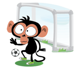 Cute Monkeys sticker #2379972