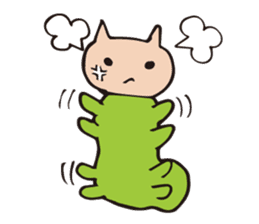 Cheeky Kitty Caterpillar sticker #2380317