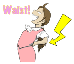 Sticker for working women sticker #2380545