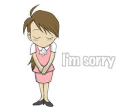 Sticker for working women sticker #2380564