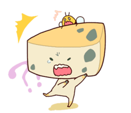 Mr. Cheese and his friends. sticker #2380668