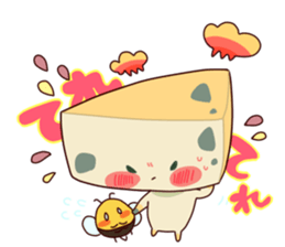 Mr. Cheese and his friends. sticker #2380694