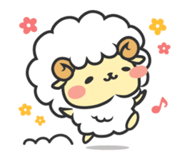 Mohubo the fluffy sheep sticker #2380777