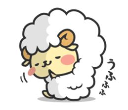 Mohubo the fluffy sheep sticker #2380786