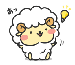 Mohubo the fluffy sheep sticker #2380790