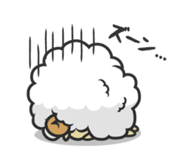 Mohubo the fluffy sheep sticker #2380793