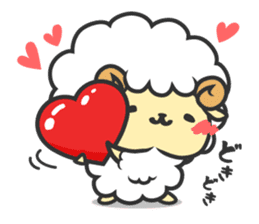 Mohubo the fluffy sheep sticker #2380801